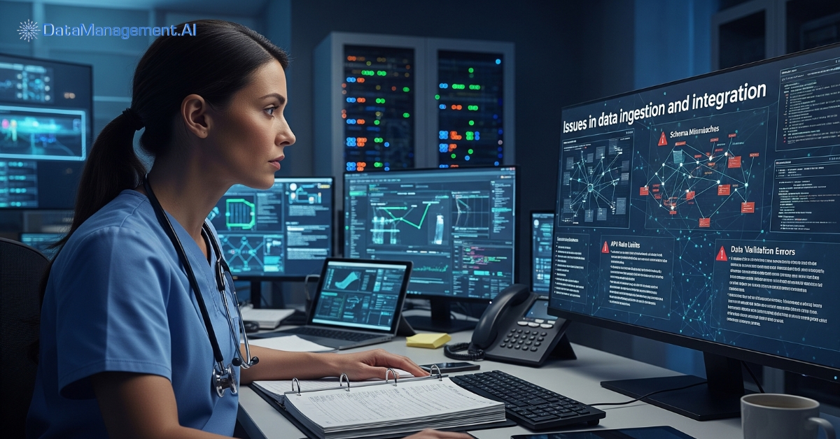 Data ingestion problem in clinical data management.