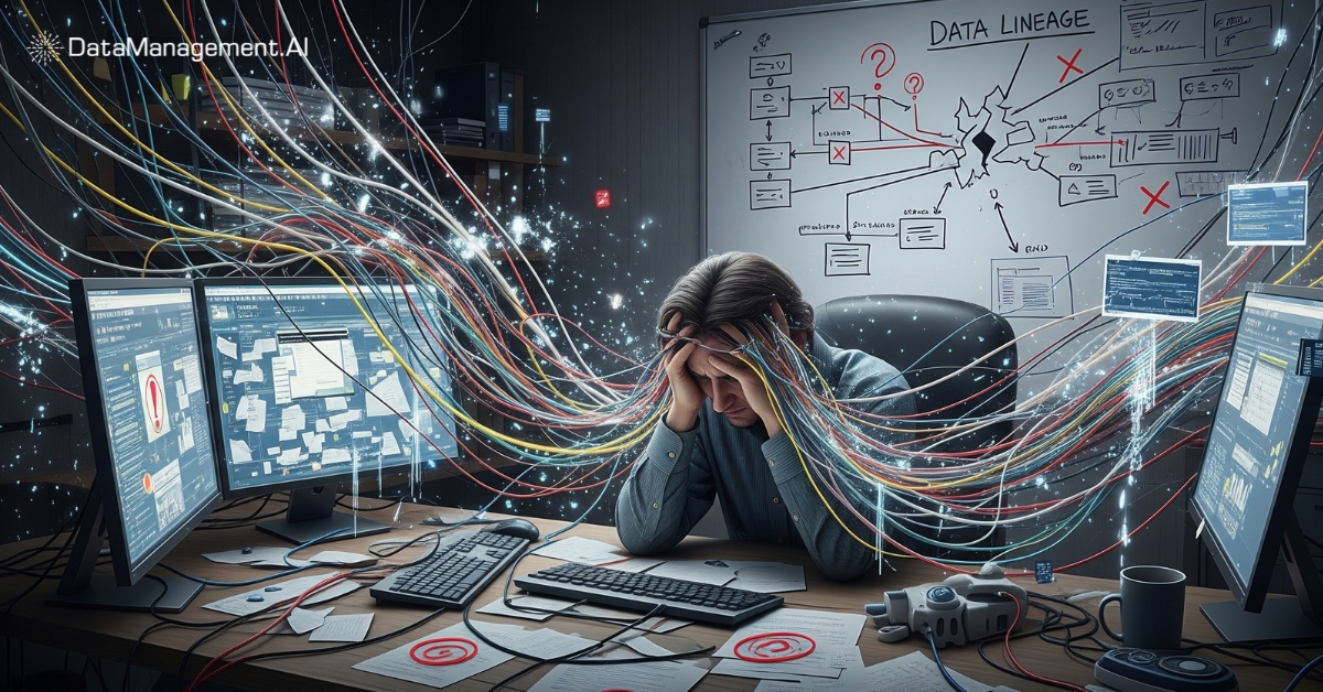 Data lineage problem in clinical data management.