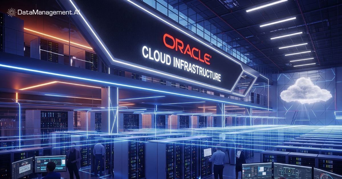 Oracle cloud infrastructure AI data management tool.