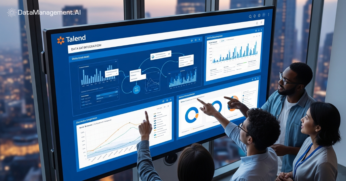 Talend AI data management tool.