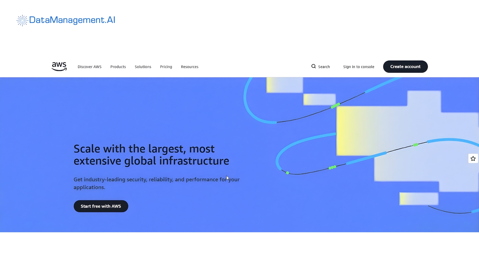 amazon web services is an example of a data management platform