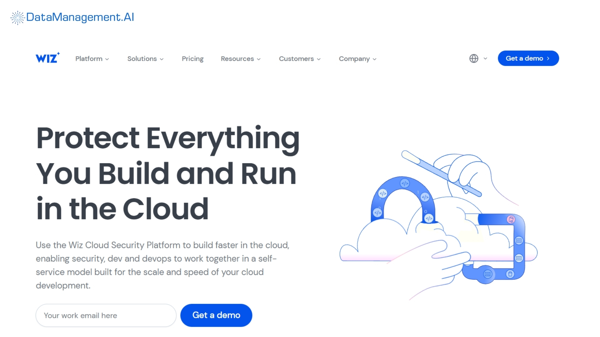 an example of data security posture management solutions is wiz